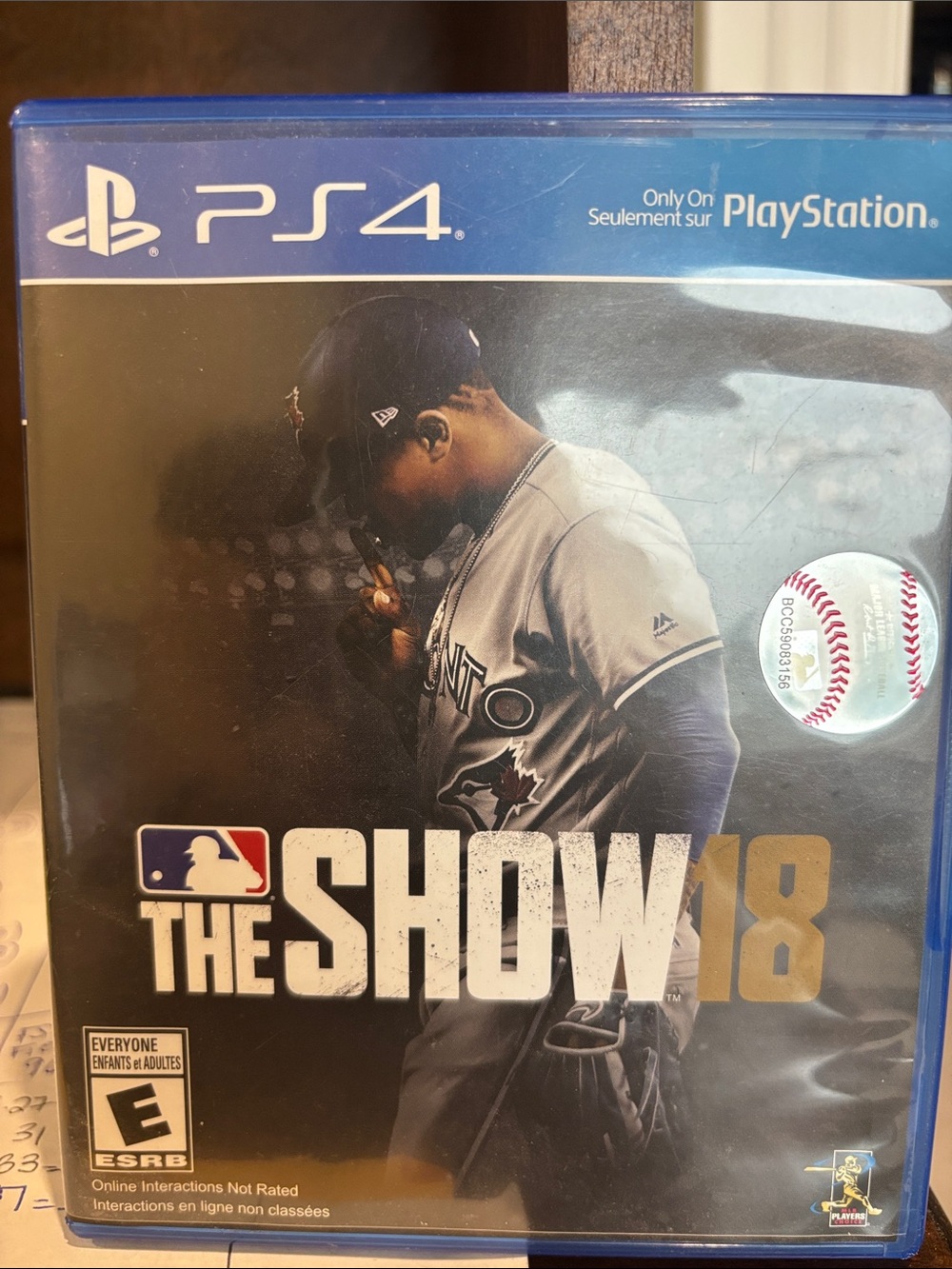 PlayStation 4 MLB The Show 18 - Black/Blue Cover
